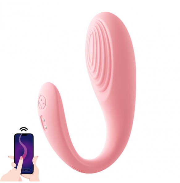 XIUXIUDA - AI Remote Control Wearable Vibrating Egg (Support Connect WeChat Mini Programs - Pink)